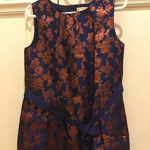 Rust and Blue Jumper